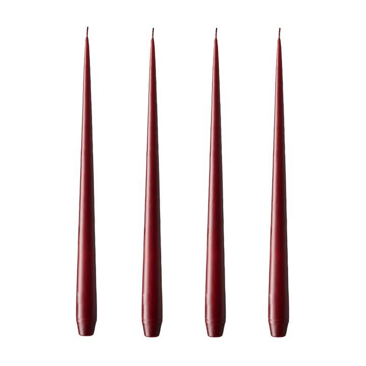 ester & erik lys 4-stk. matt - Deep wine, 32 cm - Ester & erik