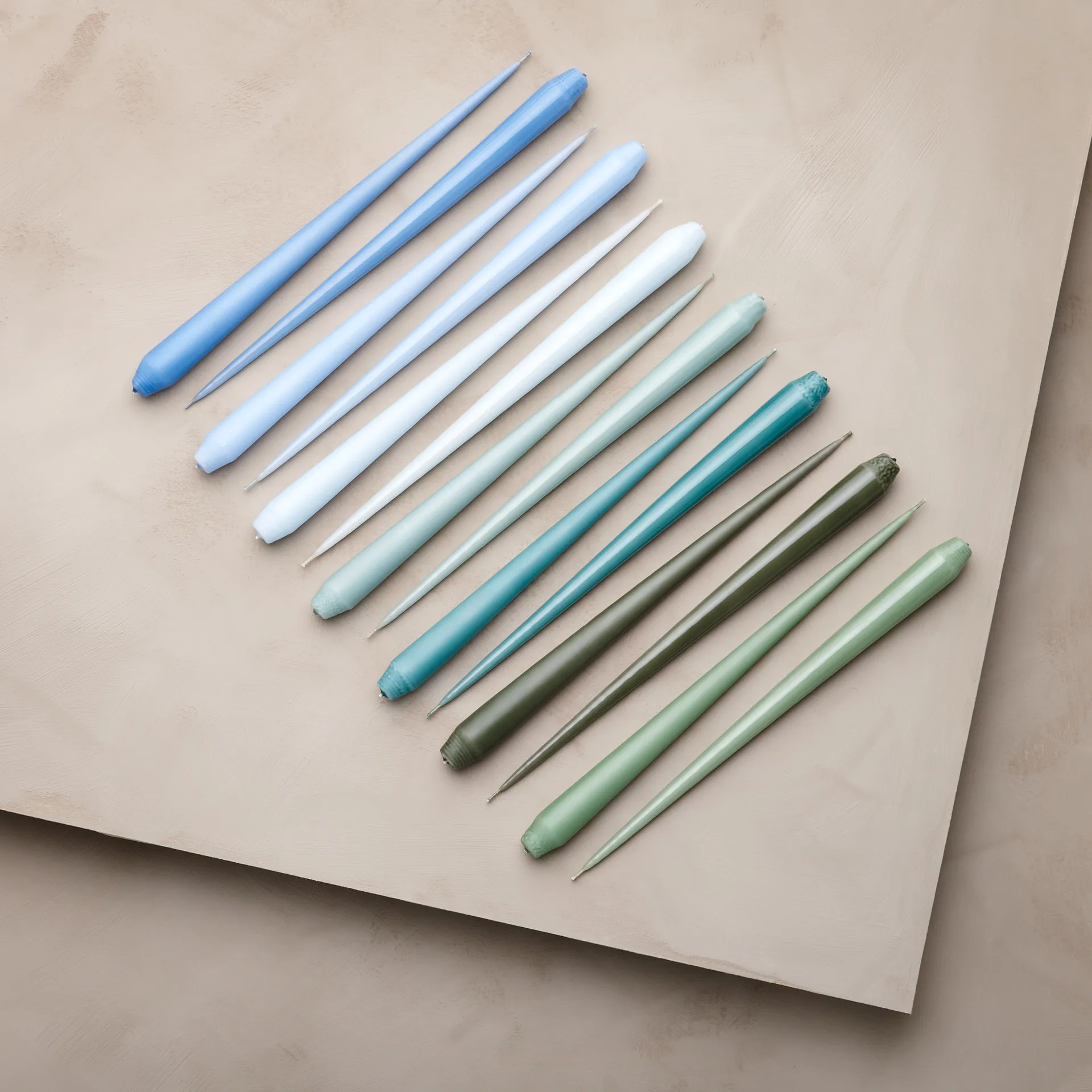 ester & erik lys 4-stk. matt, green soil, 32 cm ester & erik