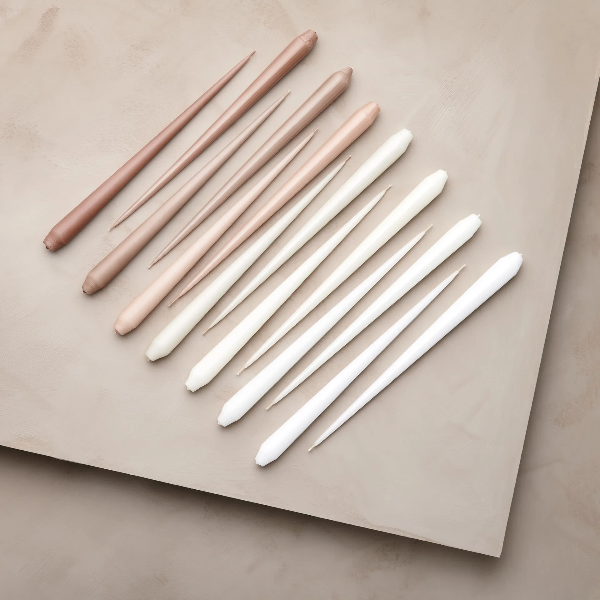 ester & erik lys 4-stk. matt, ice latte, 32 cm ester & erik