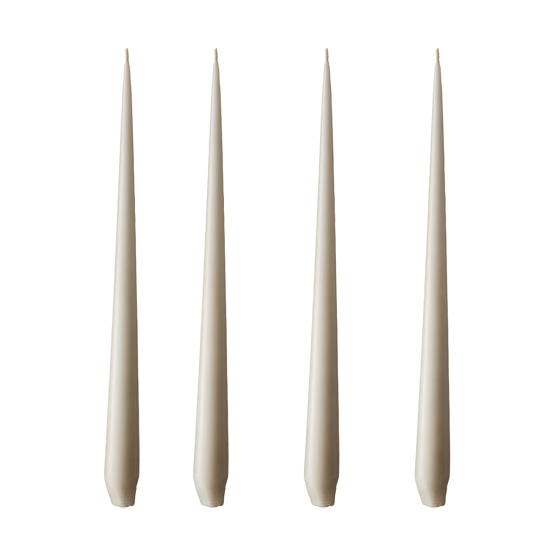 ester & erik lys 4-stk. matt, linen grey, 32 cm ester & erik