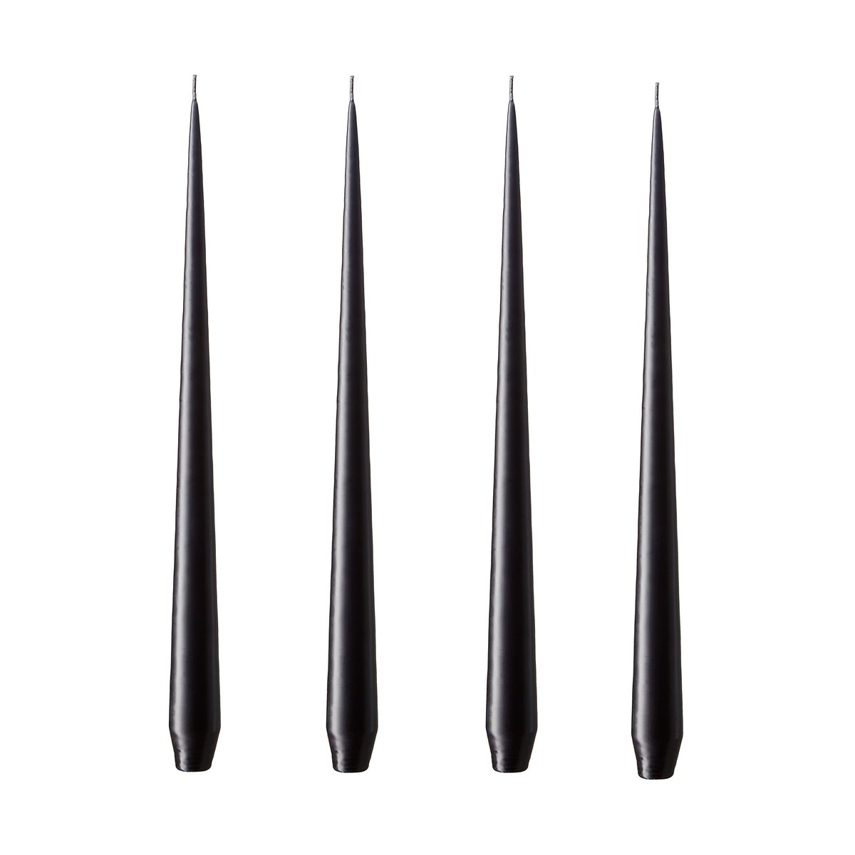 ester & erik ester & erik lys 4-stk. matt raw black, 32 cm