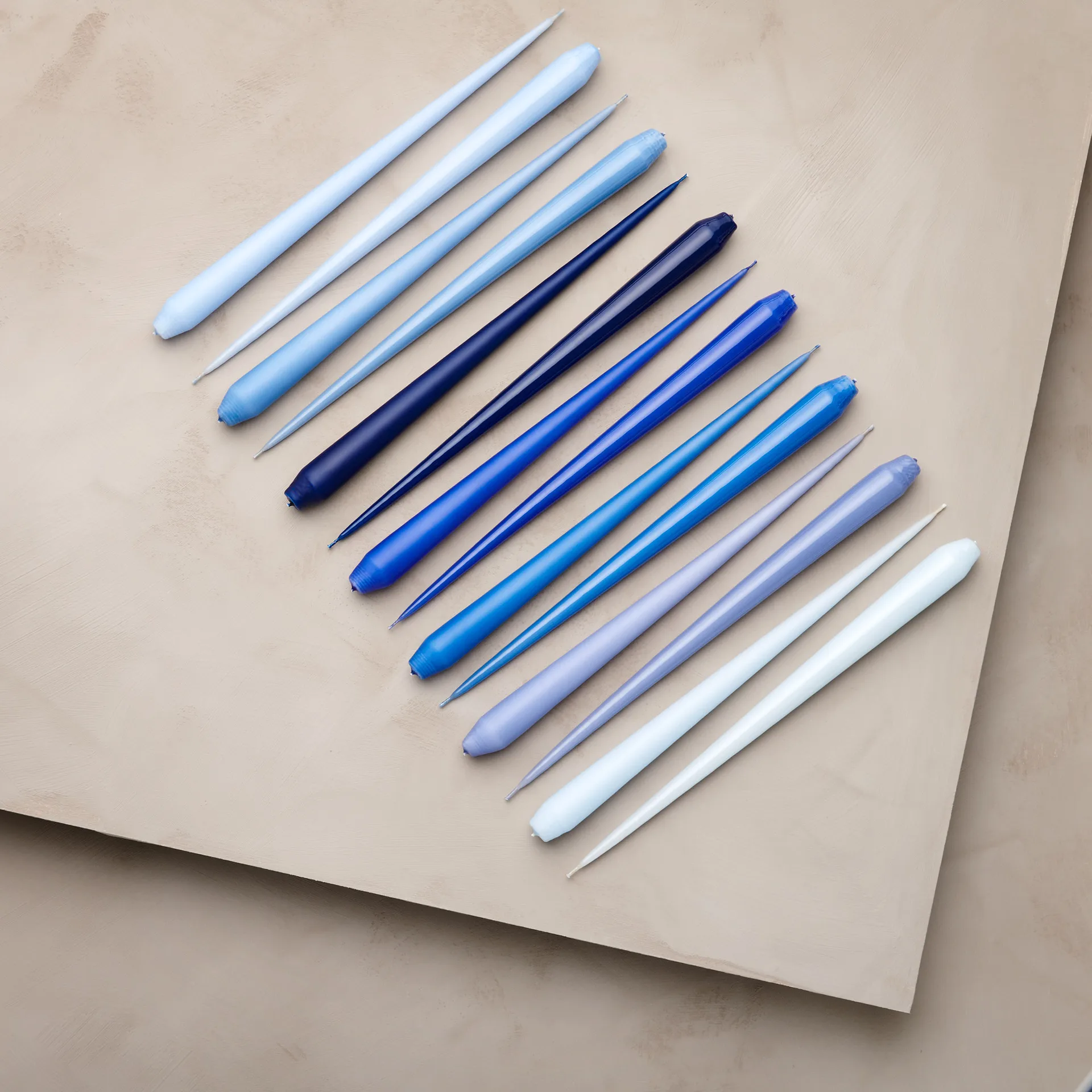 ester & erik lys 4-stk. matt, royal navy, 32 cm ester & erik