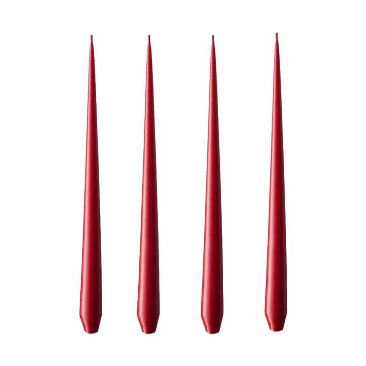 ester & erik lys 4-stk. matt - winter berry, 32 cm - Ester & erik