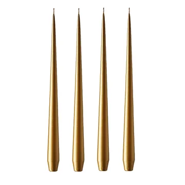 ester & erik lys 42 cm 4-pakning metallic - Gold - ester & erik