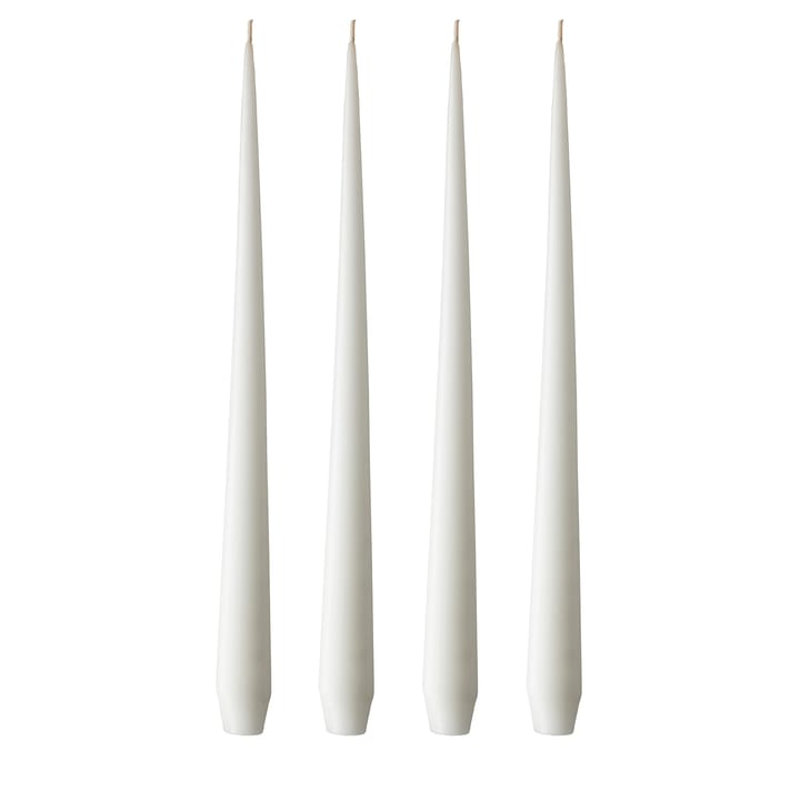 ester & erik lys 42 cm 4-pakning pure white - Matt - Ester & erik
