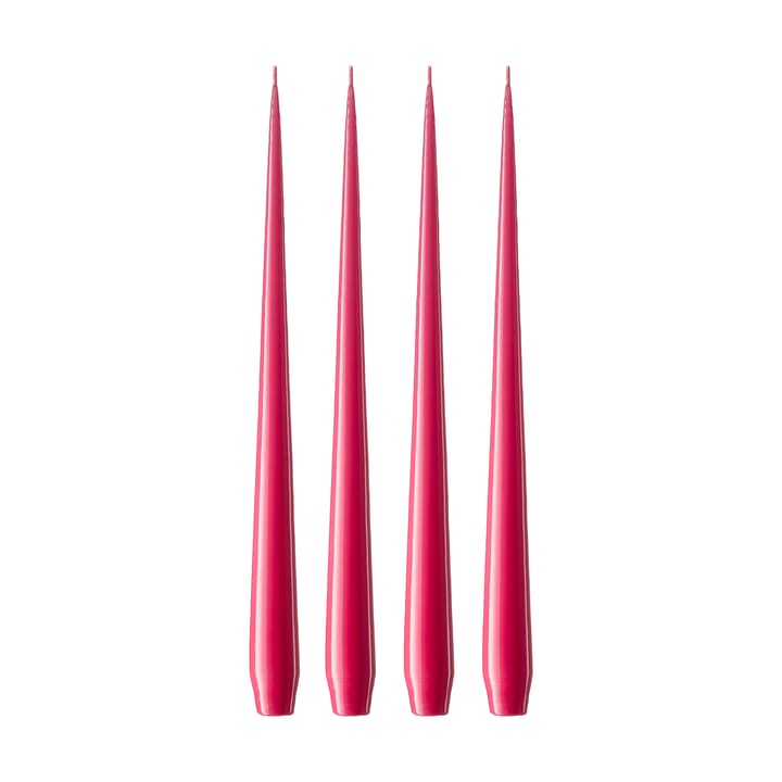ester & erik lys32 cm 4-stk. lakket - Deep pink 41/2 - Ester & erik