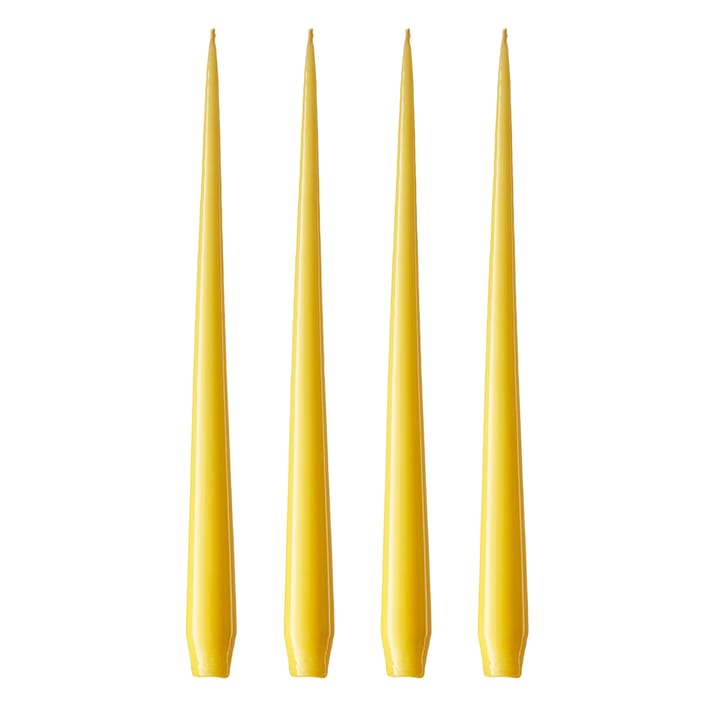 ester & erik lys32 cm 4-stk. lakket - Lemon drop 15-0 - Ester & erik