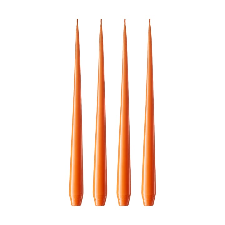 ester & erik lys42 cm 4-stk. lakket - Mild orange 16 - Ester & erik