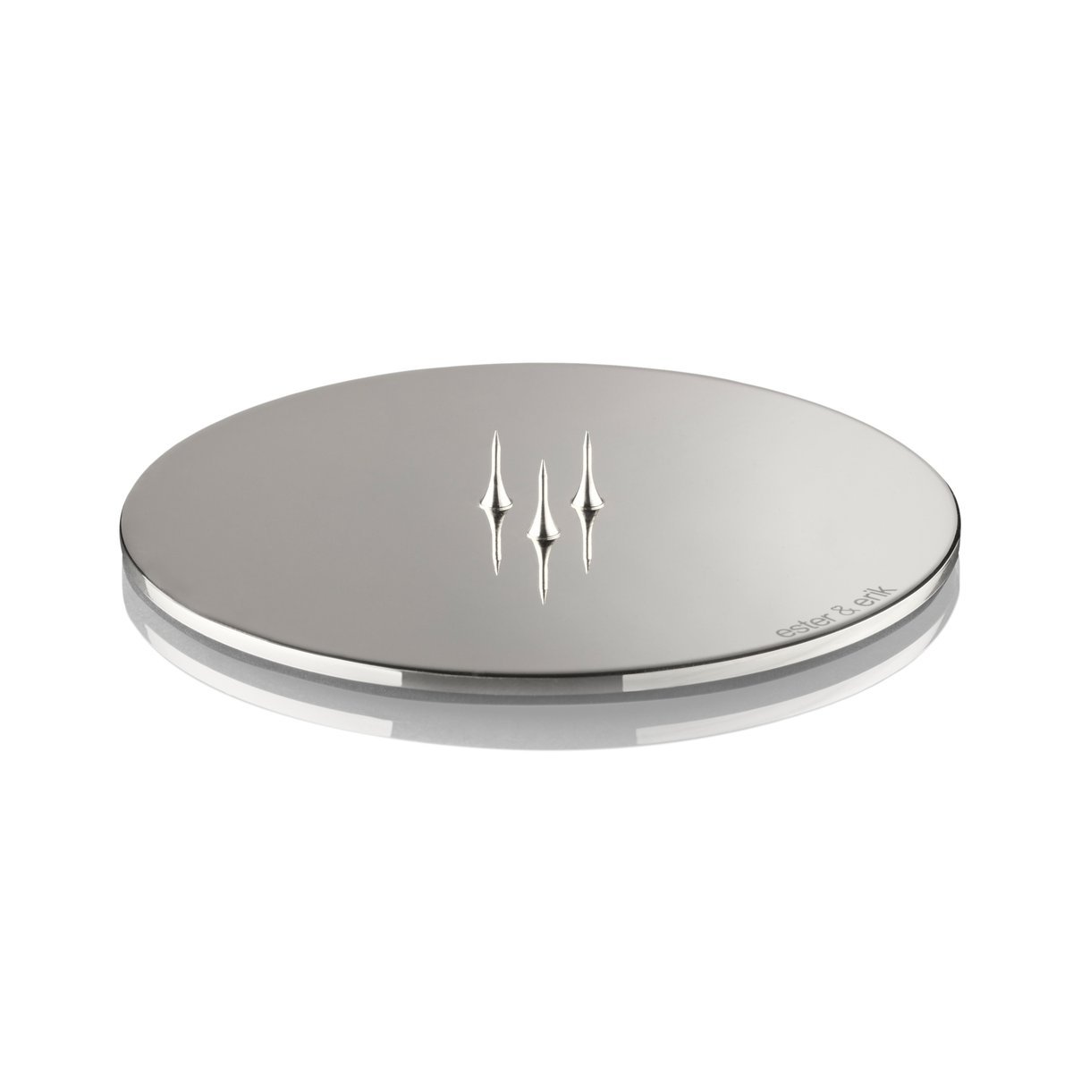 ester & erik ester & erik lysfat Ø12 cm blank Silver