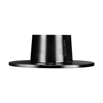 ester & erik utendørs lysestake large 32,3 cm - Black - ester & erik