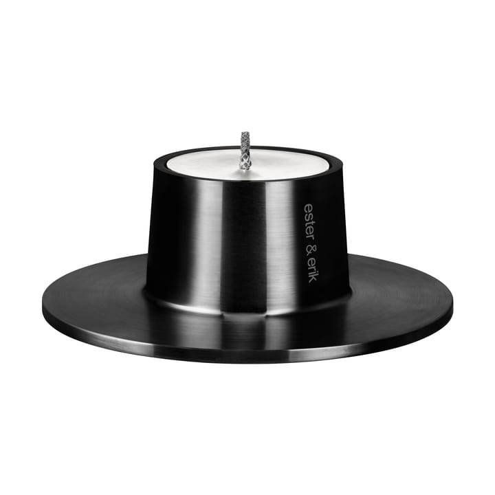 ester & erik utendørs lysestake large 32,3 cm, Black ester & erik
