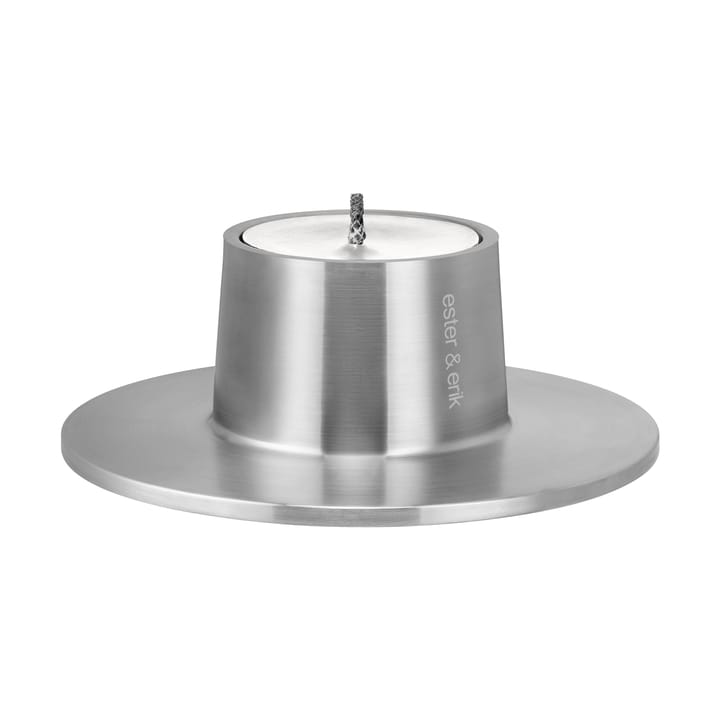 ester & erik utendørs lysestake large 32,3 cm, Silver ester & erik