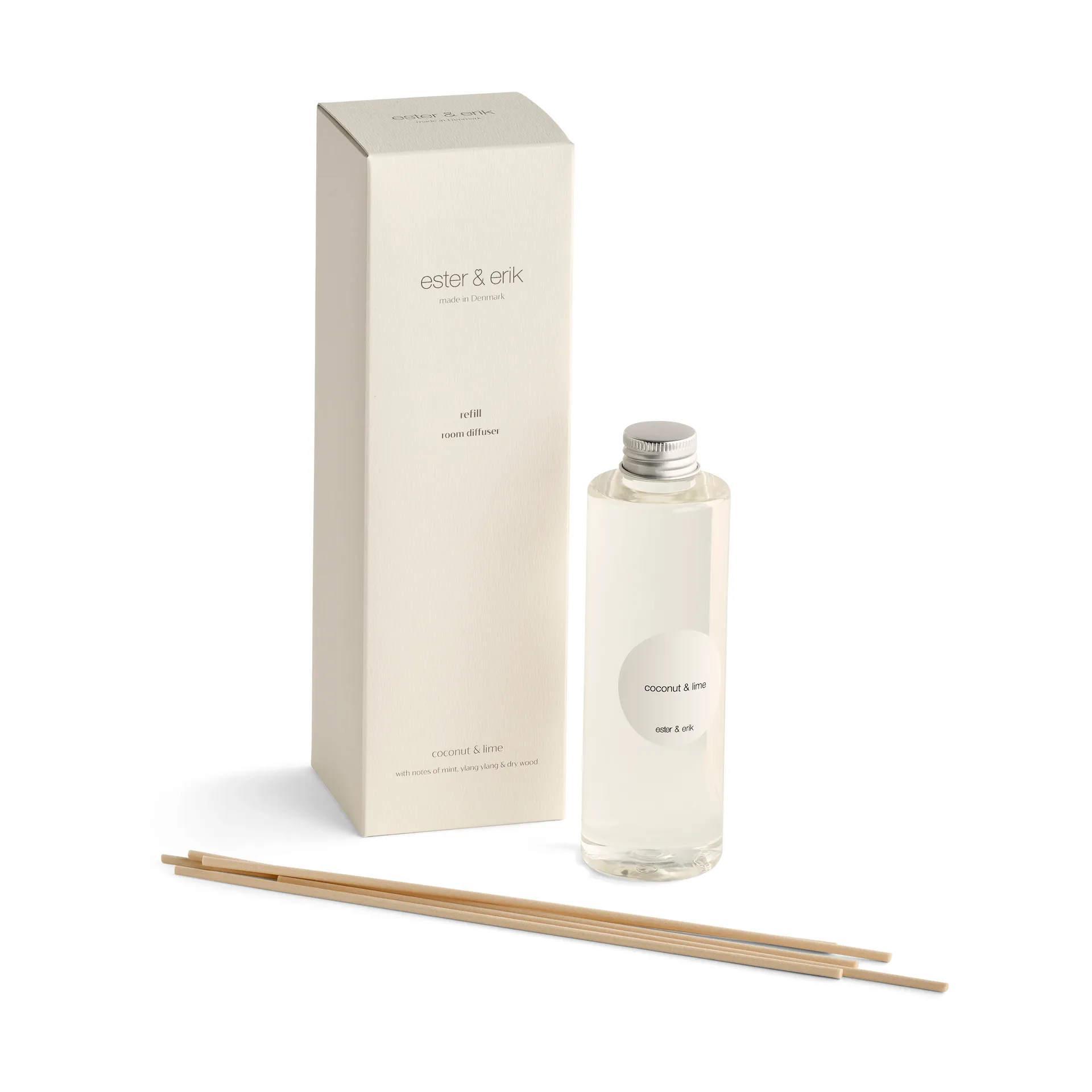 Refill ester & erik duftpinner, Coconut & lime ester & erik