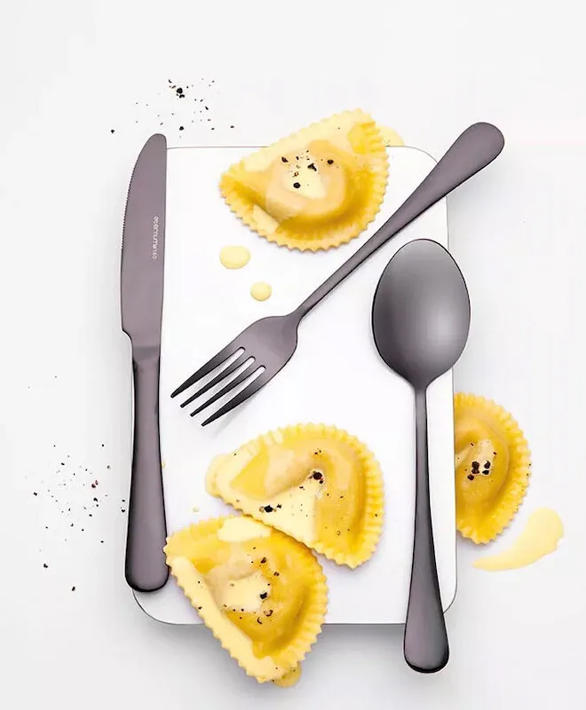 Eternum Napoli bestikksett 16 deler, Svart Eternum