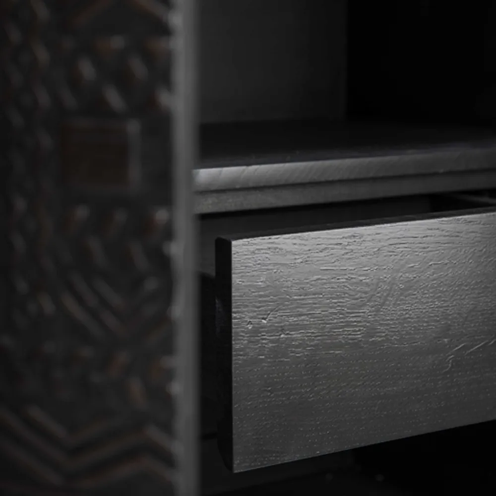 Ancestors Tabwa skap, Teak 3 dører, 2 skuffer 126 x 180 Ethnicraft