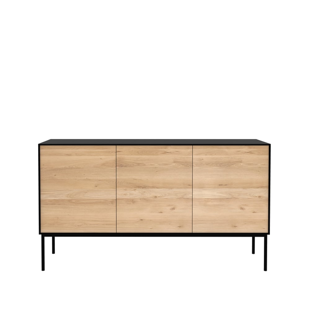 Ethnicraft Blackbird sidebord Sort eik 3 dører