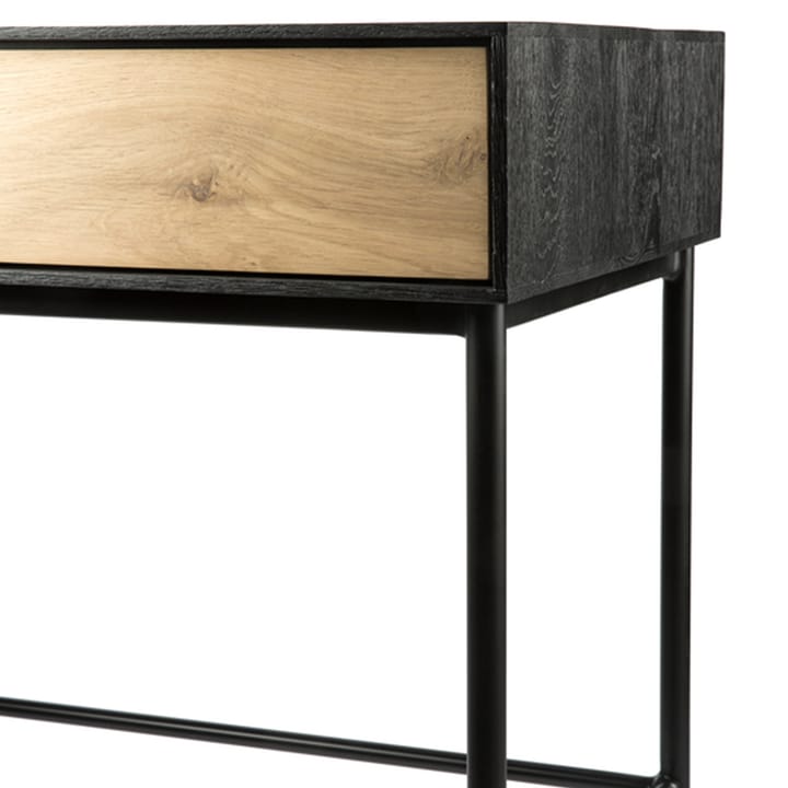 Blackbird skrivebord, Sort eik 2 skuffer-Sort stativ Ethnicraft