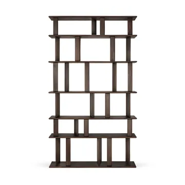 Block bokhylle - Espresso matte mahogany, 120x207 cm - Ethnicraft