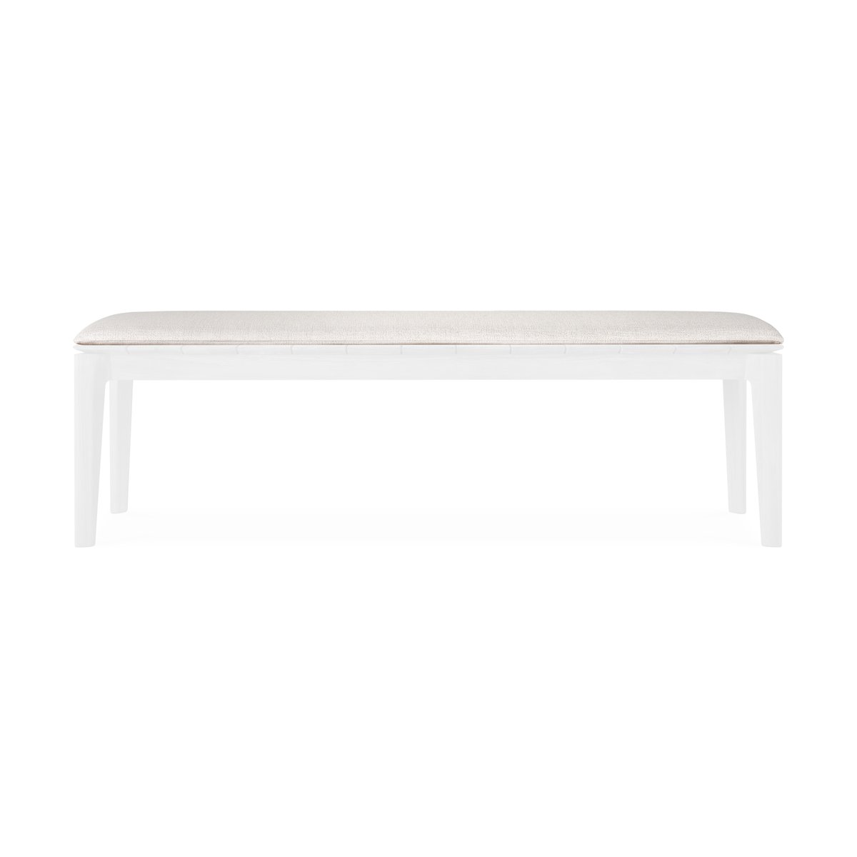 Ethnicraft Bok Outdoor sittepute Off white 162 cm