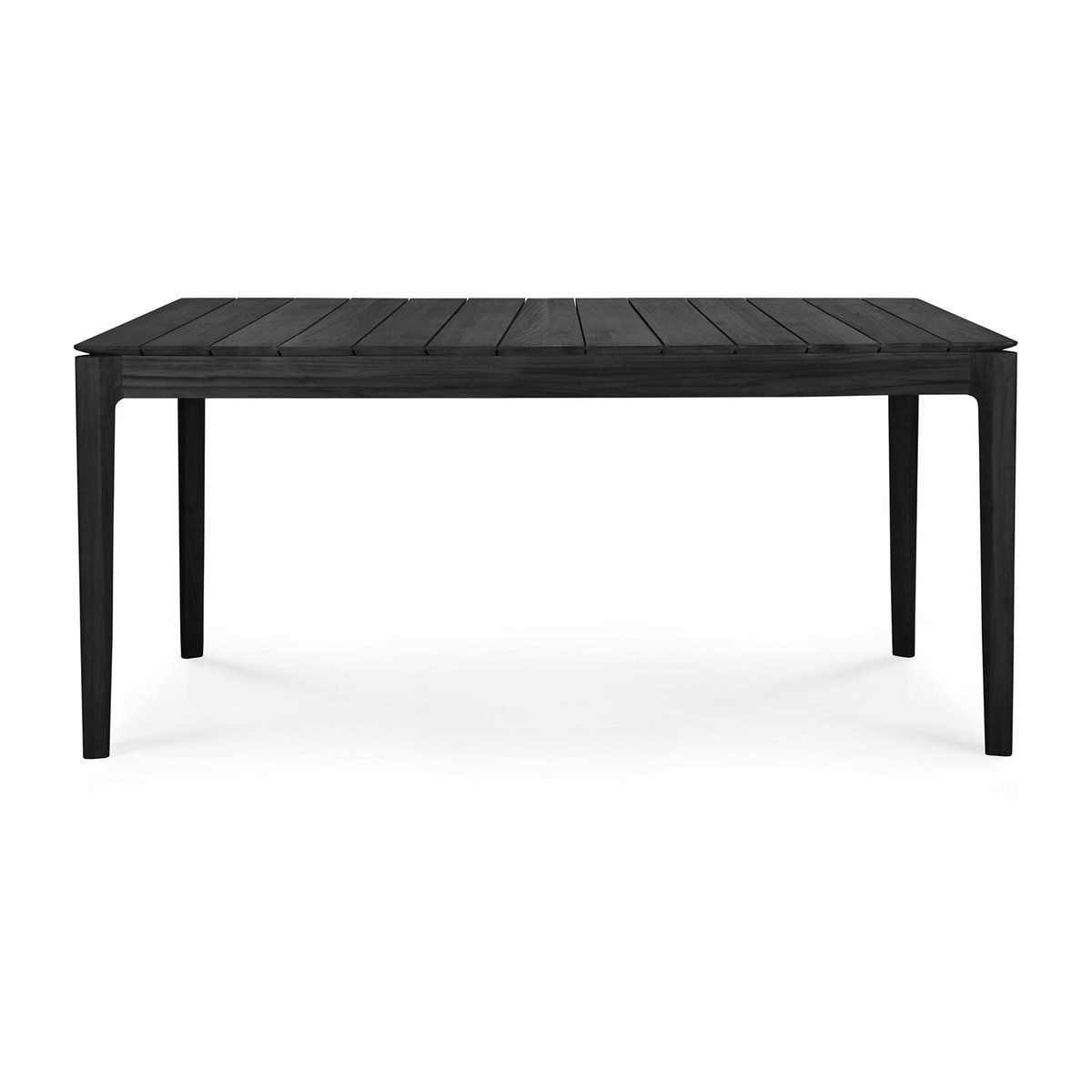 Ethnicraft Bok outdoor spisebord svartbeiset teak 162 x 80 cm