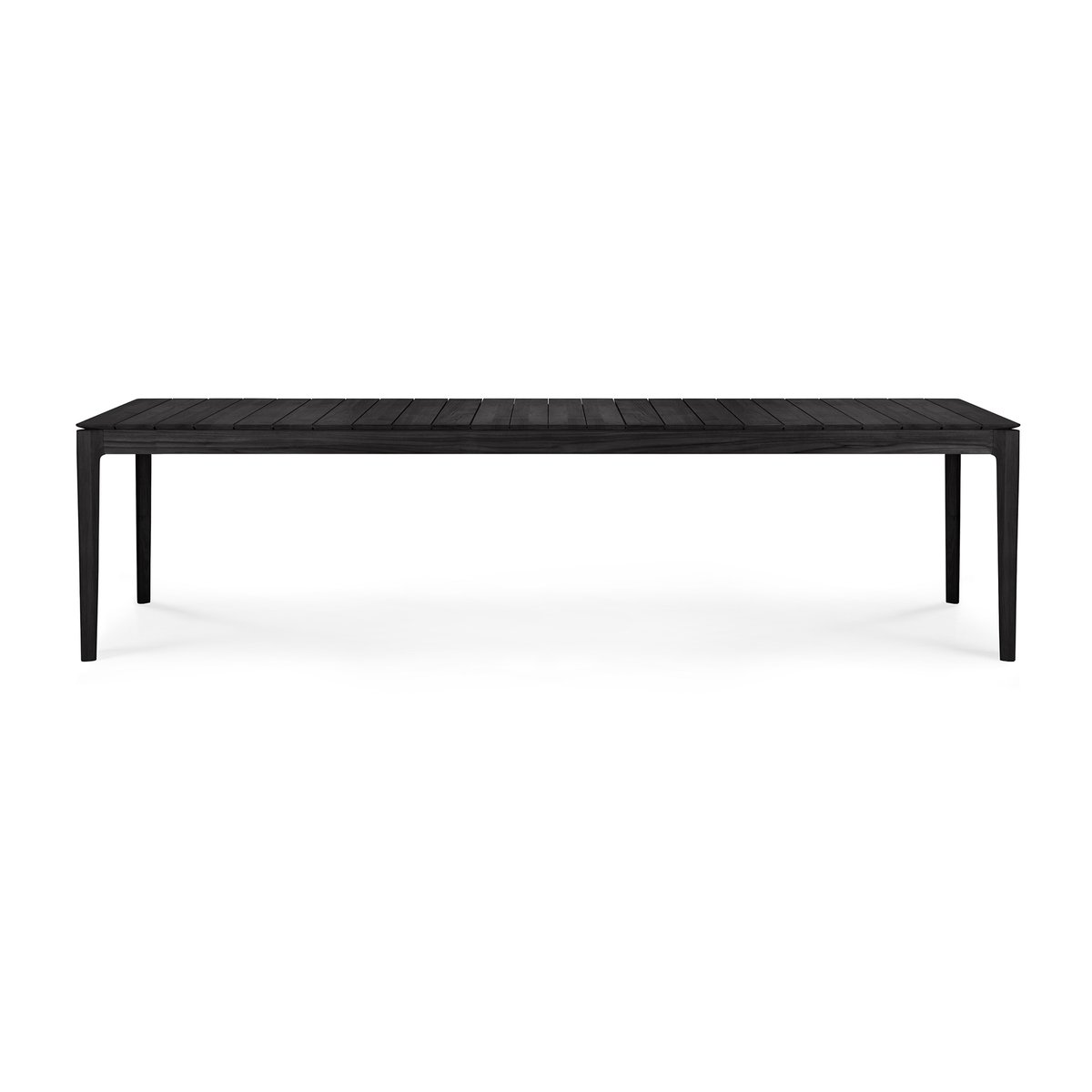 Ethnicraft Bok outdoor spisebord svartbeiset teak 300 x 110 cm