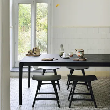 Bok spisebord 180x90 cm - Svartbeiset eik - Ethnicraft