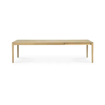 Bok spisebord 200/300x100x76 cm - Hardvoksoljet eik - Ethnicraft