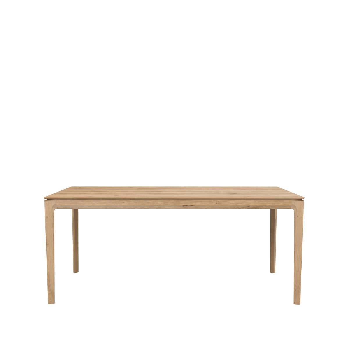 Ethnicraft Bok spisebord med ileggsplate Oak wax oil 100 x 180/280 cm