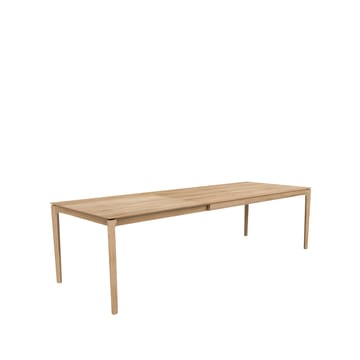 Bok spisebord med ileggsplate - Oak wax oil 100 x 180/280 cm - Ethnicraft