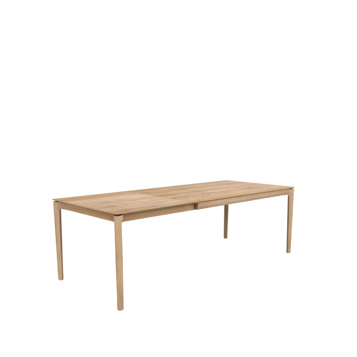 Bok spisebord med ileggsplate, Oak wax oil 90 x 160/240 cm Ethnicraft