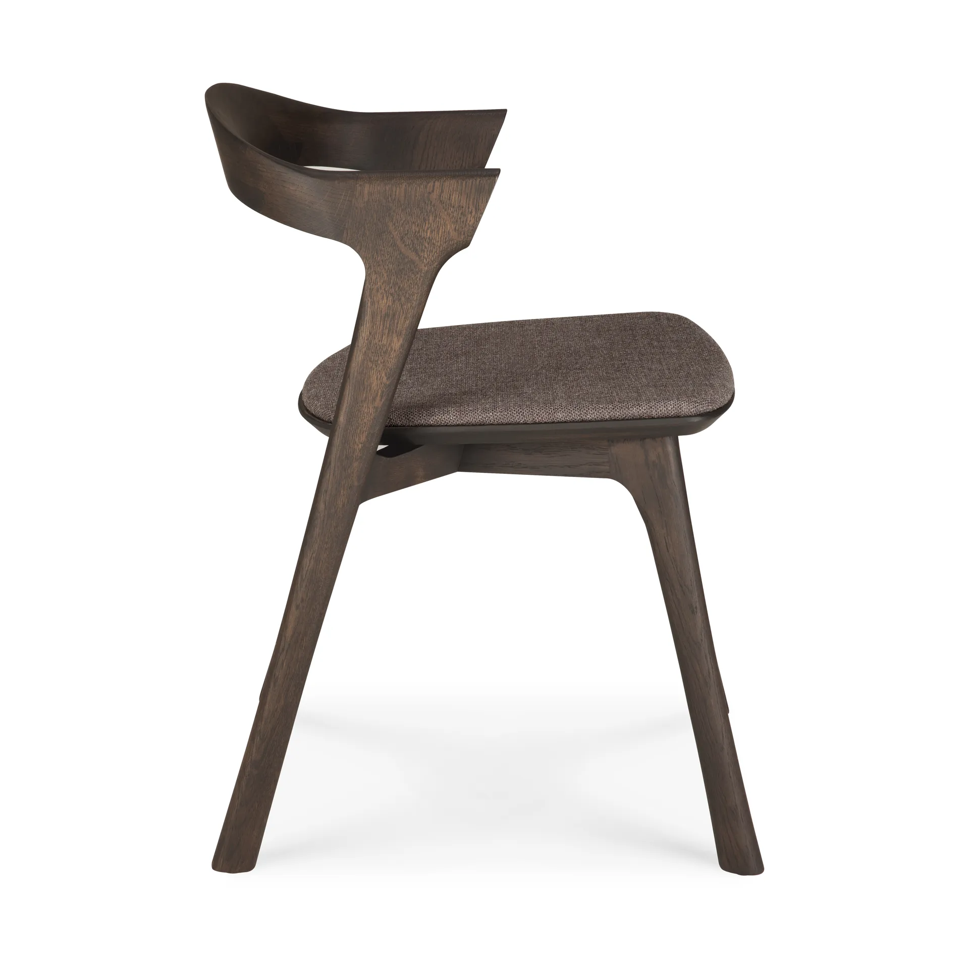 Bok stol, Brun eik-stoff warm brown Ethnicraft