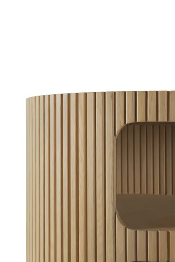 Boomerang kommode med nøkkellås - Eik, Ø45 cm - Ethnicraft