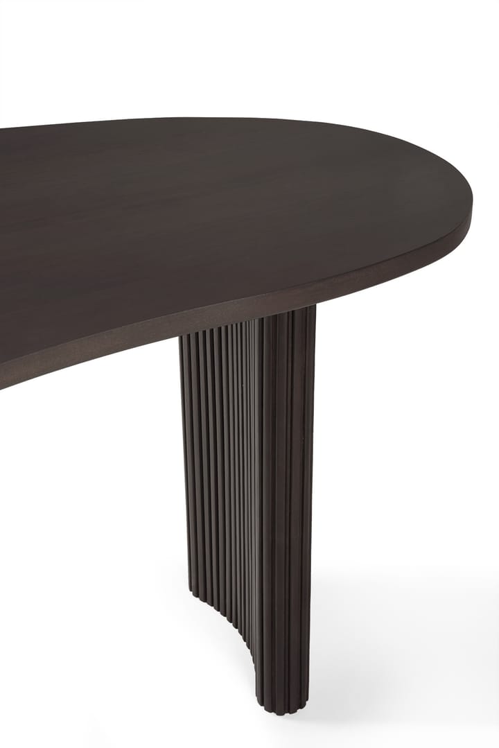 Boomerang skrivebord 160 x 83 x 76 cm, Mørkebrunbeiset mahogny Ethnicraft