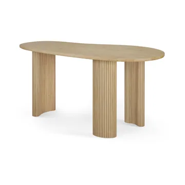 Boomerang skrivebord - Lakkert eik, 160x83x76 cm - Ethnicraft