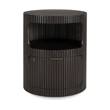 Boomerang skuffeseksjon - Dark brown mahogny, Ø45 cm - Ethnicraft