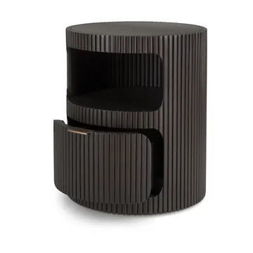 Boomerang skuffeseksjon - Dark brown mahogny, Ø45 cm - Ethnicraft