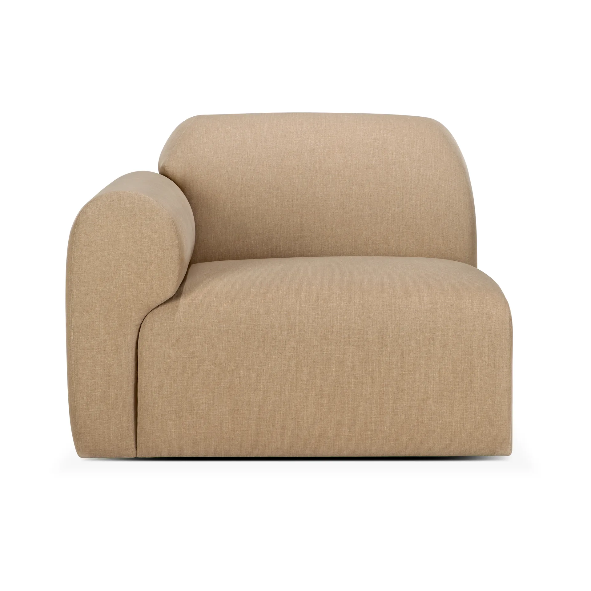 Bulky modulsofa avslut armlene høyre, Light sepia Ethnicraft