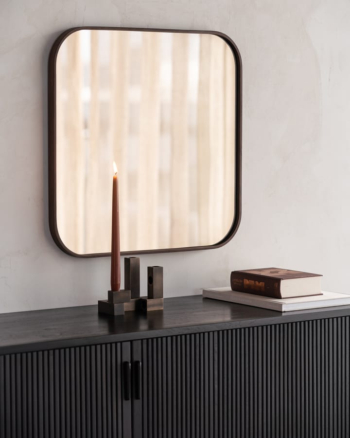 Camber veggspeil 60 x 60 cm, Bronze-wooden frame Ethnicraft