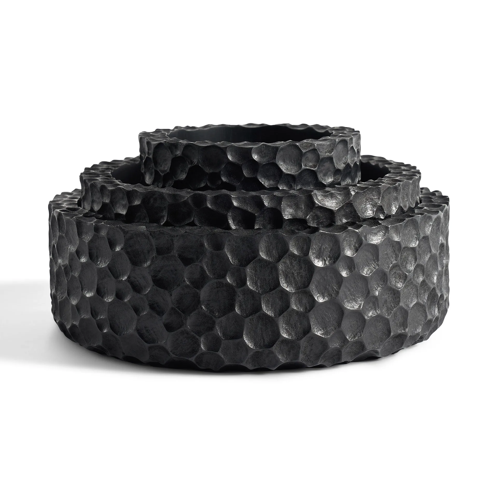 Chopped bowls set med 3, Lakkert Mahogni Ethnicraft