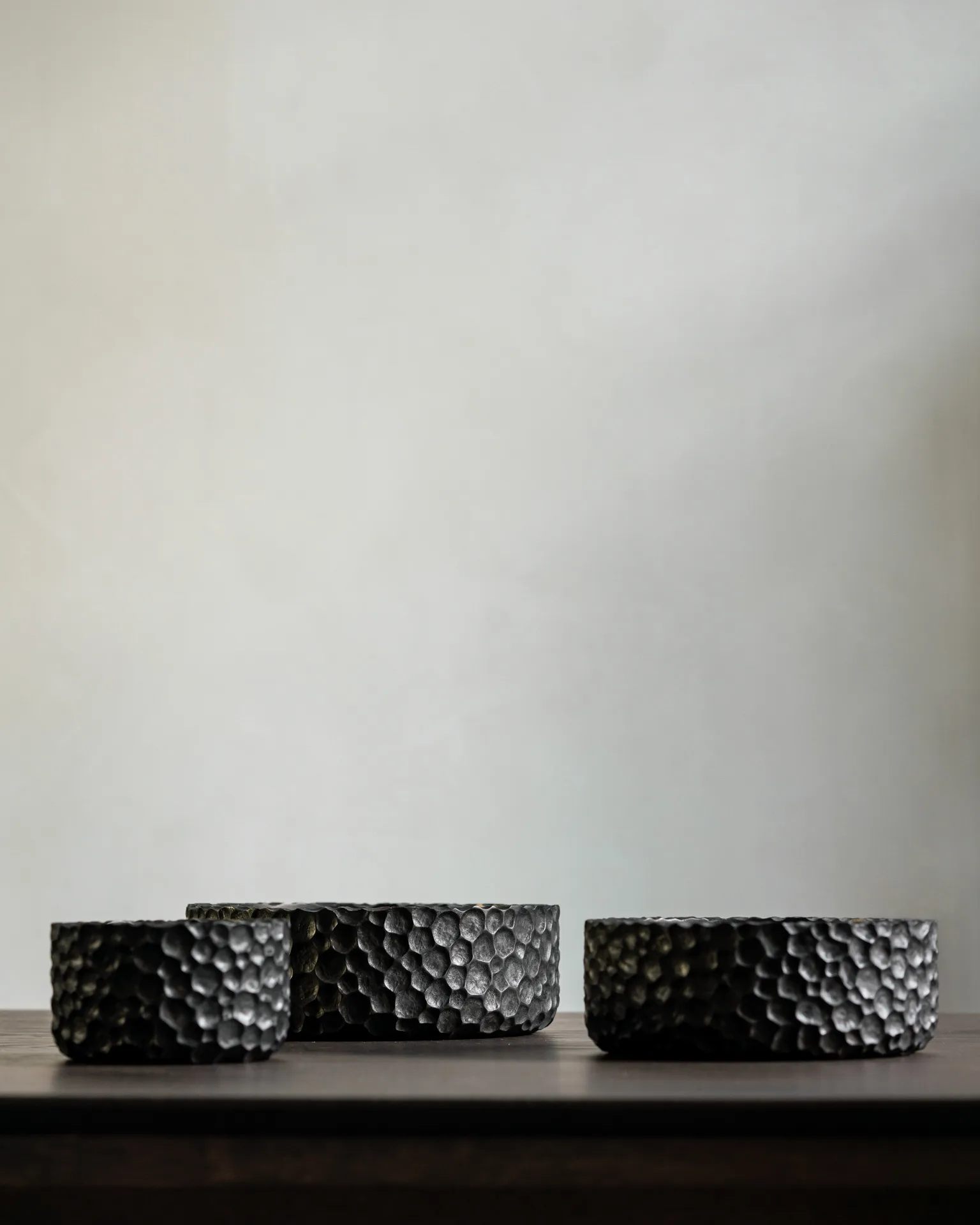 Chopped bowls set med 3, Lakkert Mahogni Ethnicraft