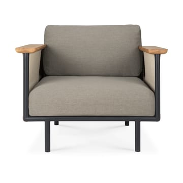 Corbey Outdoor lenestol med pute - Aluminium black-Silt - Ethnicraft