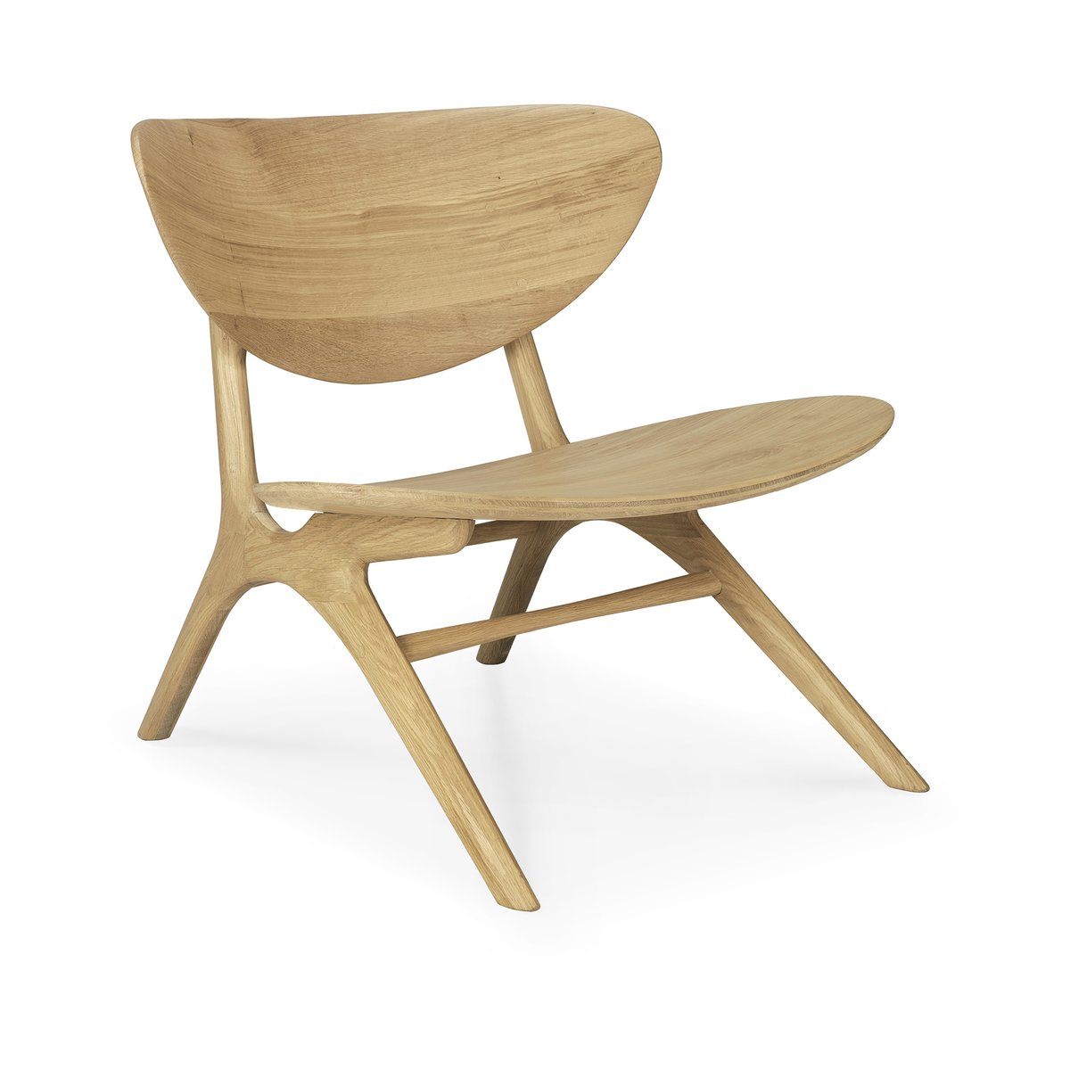 Ethnicraft Eye loungestol Hardvoksoljet eik | Skandinavisk Design | Lenestoler & Fotskamler | Brun