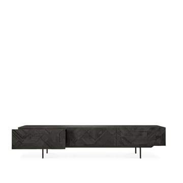 Graphic mediebenk - Svart 242 cm - Ethnicraft