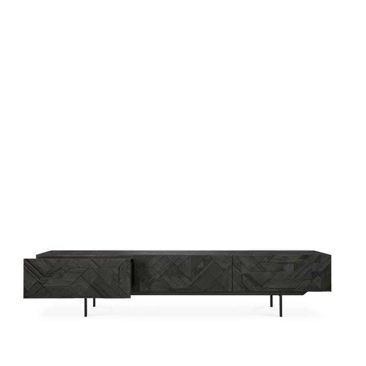 Graphic mediebenk, Svart 242 cm Ethnicraft