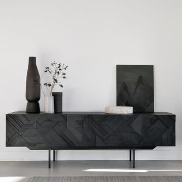 Graphic mediebenk - Svart 242 cm - Ethnicraft