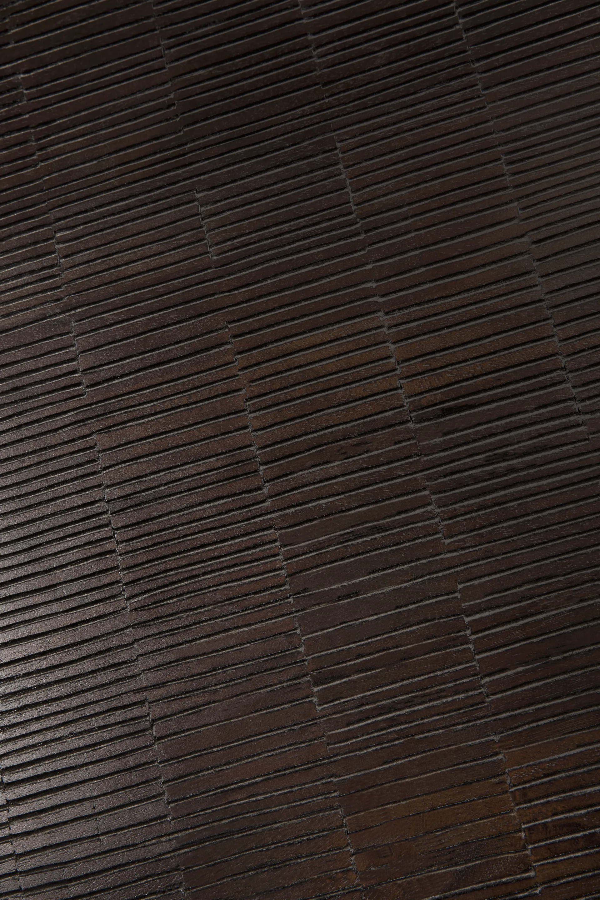 Grooves sofabord, Off black teak, 170x120 cm Ethnicraft