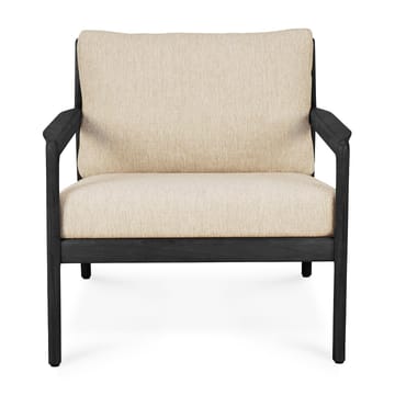 Jack outdoor loungestol svartbesiet teak - Natural - Ethnicraft