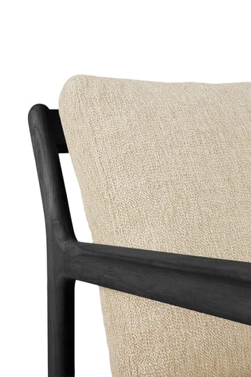 Jack outdoor loungestol svartbesiet teak - Natural - Ethnicraft