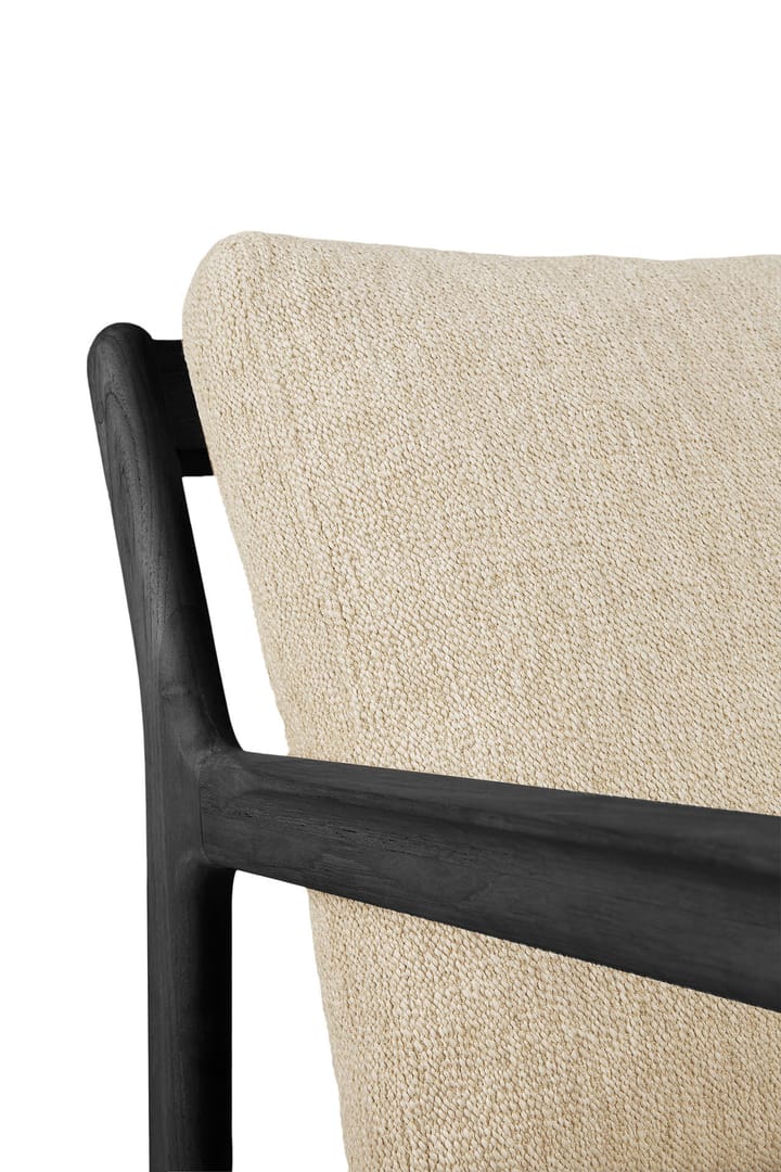 Jack outdoor loungestol svartbesiet teak, Natural Ethnicraft