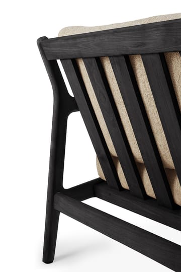 Jack outdoor loungestol svartbesiet teak - Natural - Ethnicraft